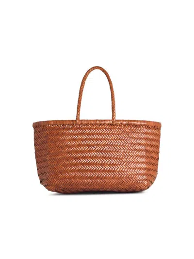 Dragon Diffusion Bamboo Triple Jump Big  Bag In Brown