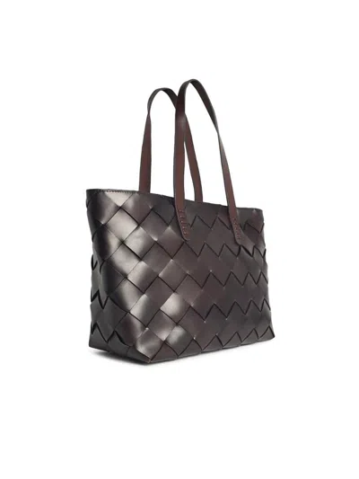 Dragon Diffusion Crossover Leather Shoulder Bag In Brown