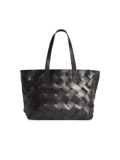 Dragon Diffusion Crossover Leather Shoulder Bag In Brown