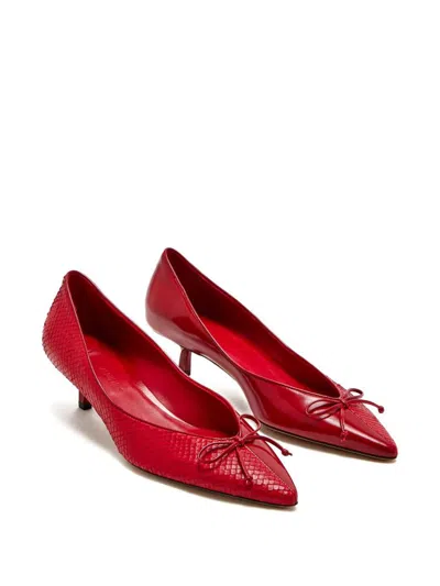 Jacquemus Half Heel Shoes In Red