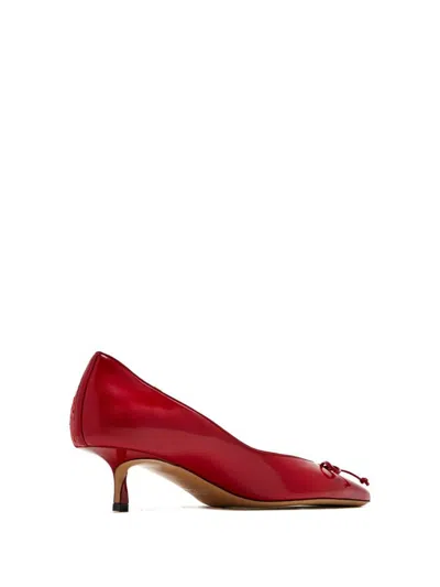 Jacquemus Half Heel Shoes In Red