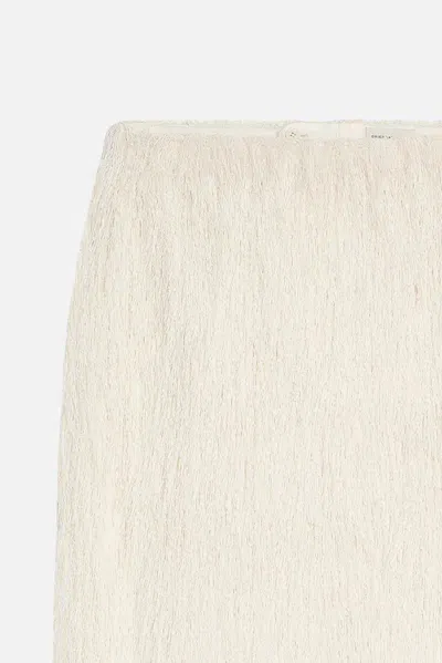 Dries Van Noten High-waisted Skirt In White