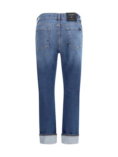 7 For All Mankind Relaxed Skinny Jeans In Blue
