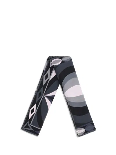 Pucci Printed Silk Scarf In Multi