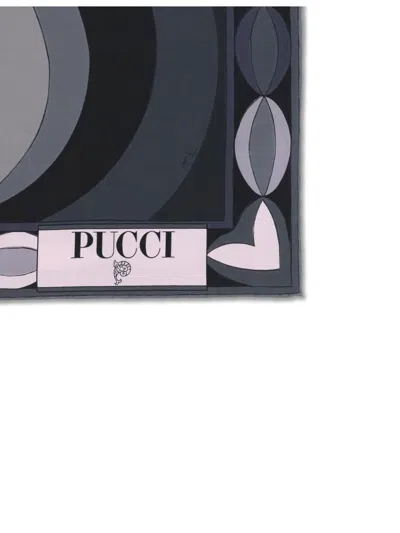 Pucci Printed Silk Scarf In Multi