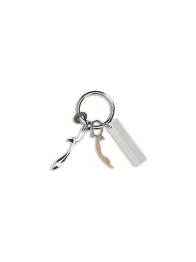 Benedetta Bruzziches Chatelaine Petite Keychain In Metallic