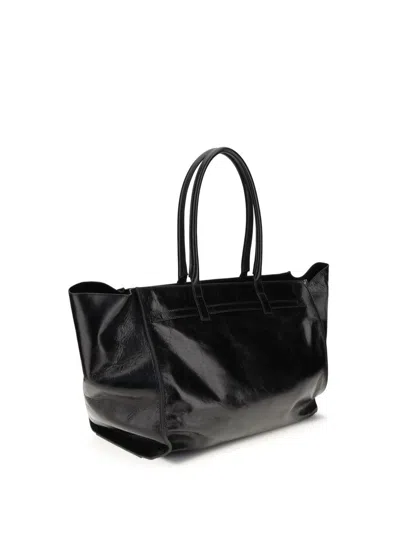 Benedetta Bruzziches Mame Weekend Top Handle Shoulder Bag In Black
