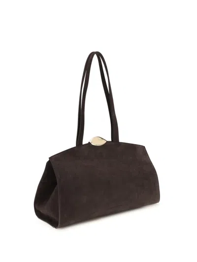 Benedetta Bruzziches Serena Top Handle Shoulder Bag In Black