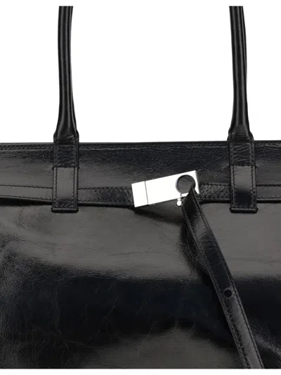 Benedetta Bruzziches Mame Weekend Top Handle Shoulder Bag In Black