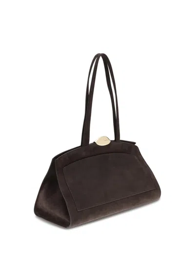 Benedetta Bruzziches Serena Top Handle Shoulder Bag In Black
