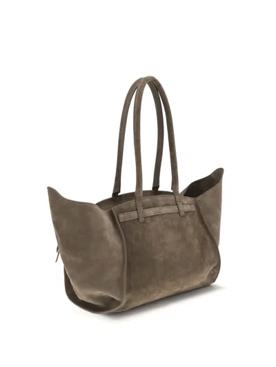 Benedetta Bruzziches Mame Everyday Top Handle Shoulder Bag In Gray