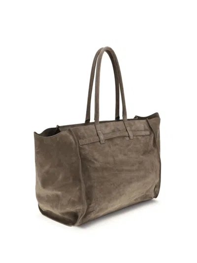 Benedetta Bruzziches Mame Weekend Top Handle Shoulder Bag In Brown