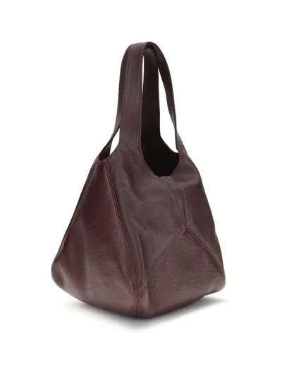 Chloé Small Balloon Shoulder Bag In Brown