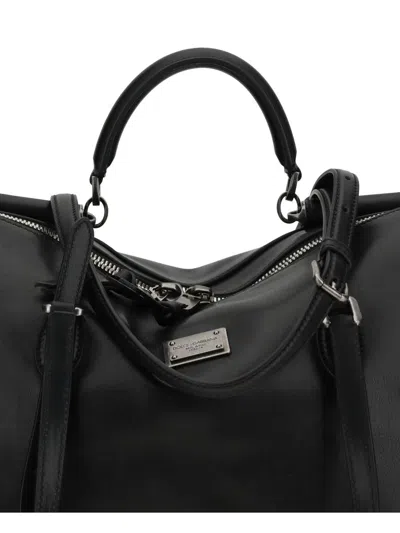 Dolce & Gabbana Men Vittoria Shoulder Bags In Black