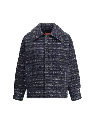 Missoni Overshirt Is Crafted On A Caperdoni Loom In Blue