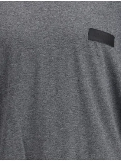 Magliano Trauma Long Sleeve In Contrast T-shirt In Gray