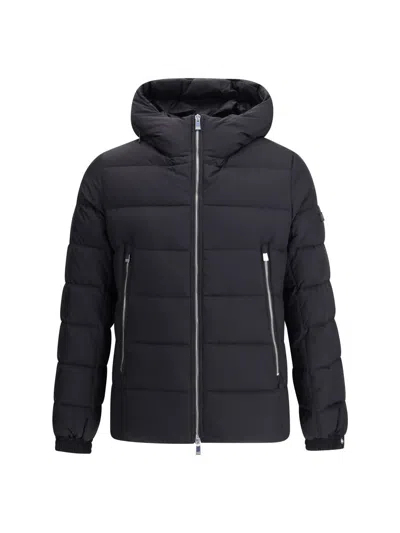 Tatras Hooded Nylon Down Jacket And Pockets In Black