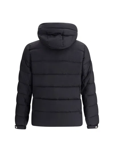 Tatras Hooded Nylon Down Jacket And Pockets In Black