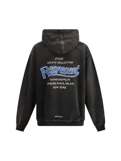 Represent Showcasing Hoodie In Black