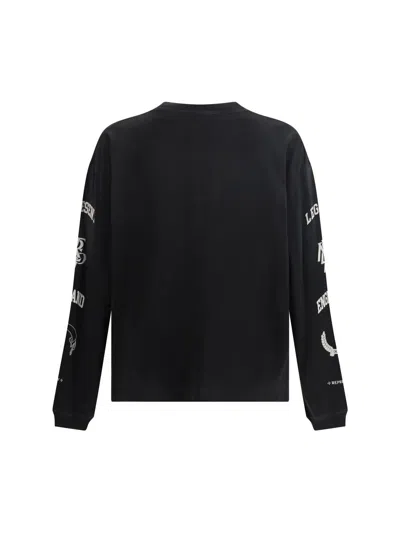 Represent Cotton Sweatshirt With Distressed Effect In Gray