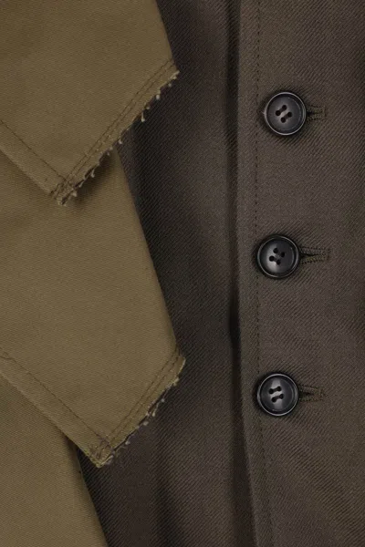 Comme Des Garçons Homme Deux Single-breasted Jacket In Brown
