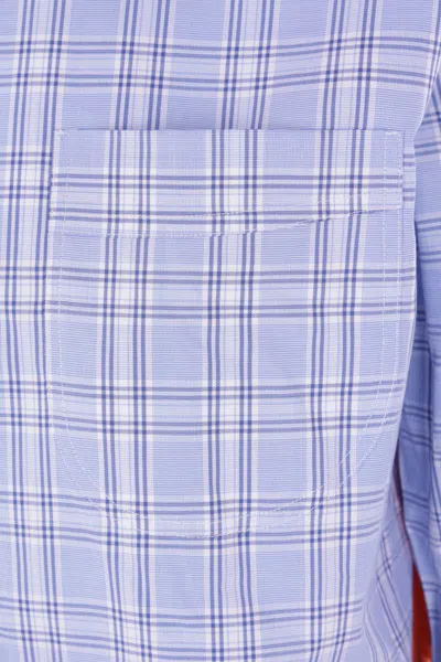 Junya Watanabe Plaid Long-sleeved Shirt In Purple