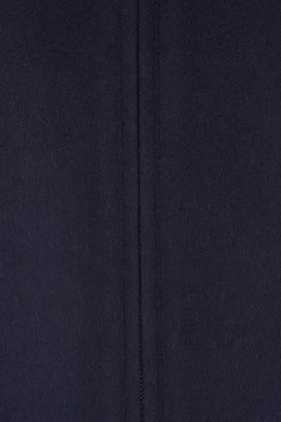 Brunello Cucinelli Wool And Cashmere Blend Cardigan In Blue