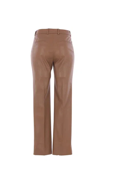 Incotex Textured Trousers In Brown