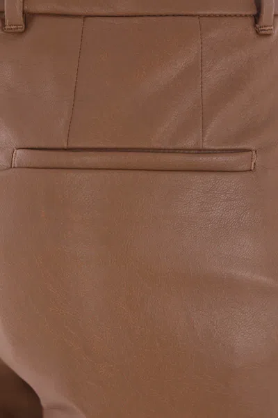 Incotex Textured Trousers In Brown