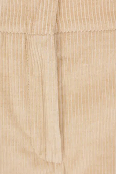 Incotex Corduroy Trousers In White
