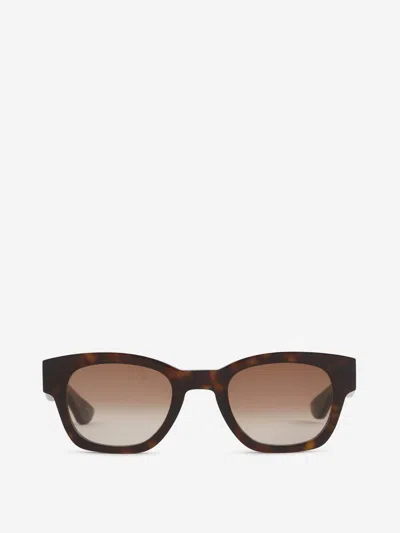 Alexander Mcqueen Eyewear Square Frame Sunglasses In Brown
