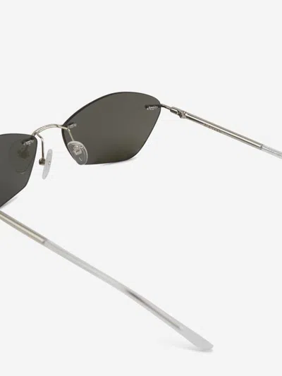 Alexander Mcqueen T-bar Sunglasses In Gold