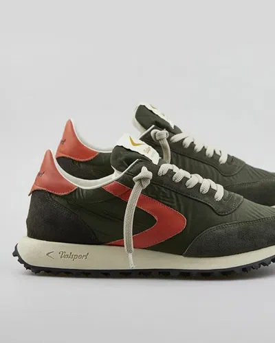 Valsport Start Heritage Military Ripstop Sneakers In Green