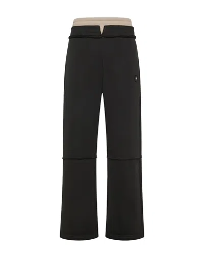 Peuterey Classic Tailored Trousers With Straight Leg Cut In Black