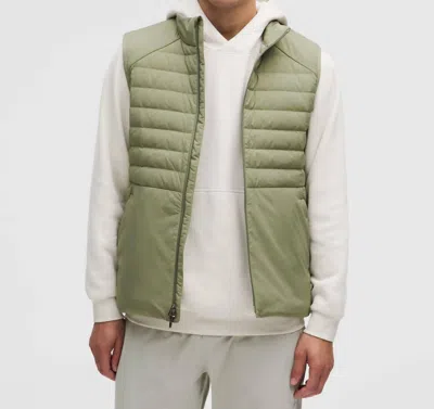 Lululemon Down For It All Vest In Bay Leaf In Green