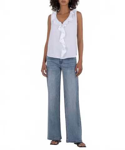 Kut From The Kloth Women's Genessa Top In White In White