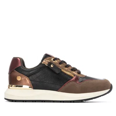 Xti Women's Side Zipper Casual Sneakers By  In Brown