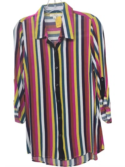Andree By Unit Women's Electric Striped Shirt In Multicolor In Multi