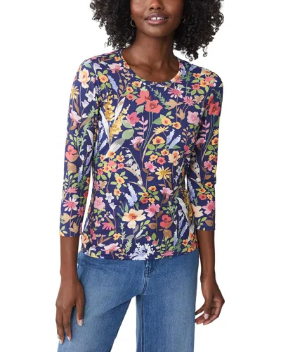J.mclaughlin J. Mclaughlin Signature Tee Top In Blue