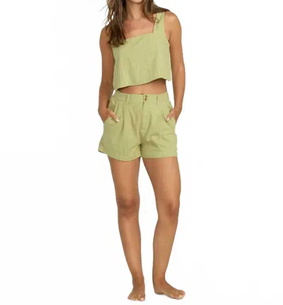 Billabong Tailor Made Shorts In Avocado In Green