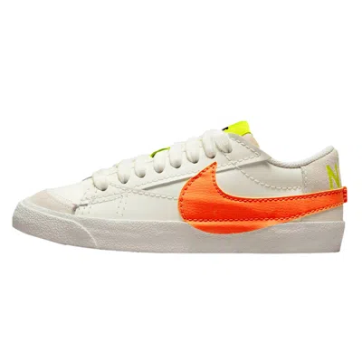Nike Blazer Low '77 Jumbo Sail / Rush Orange - Atomic Green Dq1470-103 Women's In White