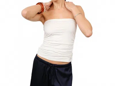Loucia Juliet Tube Top In White In White