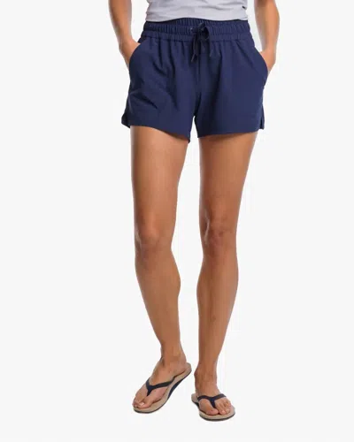 Southern Tide Sammie Intercoastal Performance Short In Dress Blue In Blue