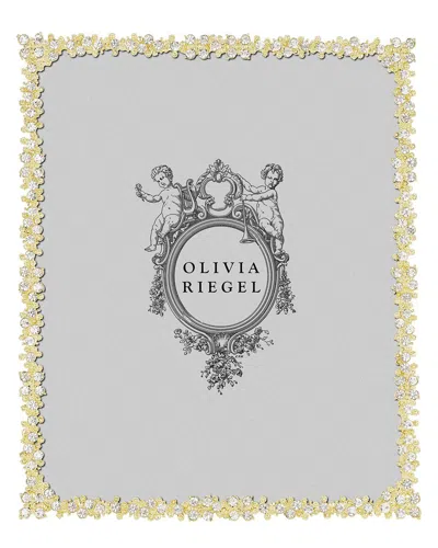 Olivia Riegel Gold Princess 8 X 10 Frame In White