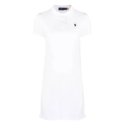 Polo Ralph Lauren Embroidered-pony Polo Dress In Animal Print