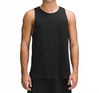 Lululemon Fast And Free Classic-fit Singlet Breathe Tank In Black In Black