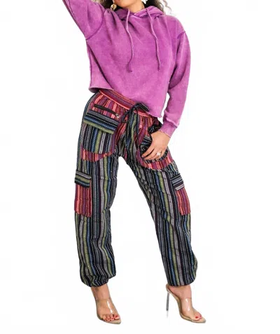 Surelymine Vintage Wash Relaxed Fit Pullover Hoodie In Purple In Purple