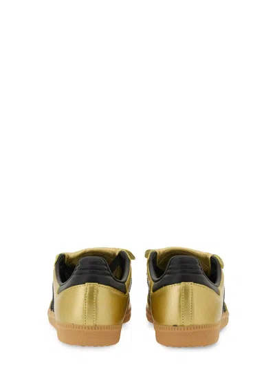 Adidas Originals Samba Long Tongue Womans Shoe In Gold
