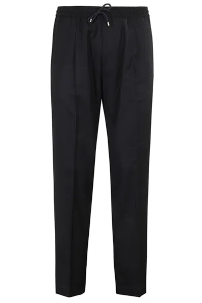 Briglia Elastic Waist Wool Pants – Reda Active In Black