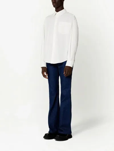 Ami Alexandre Mattiussi Ami Paris Boxy Fit Shirt In Animal Print